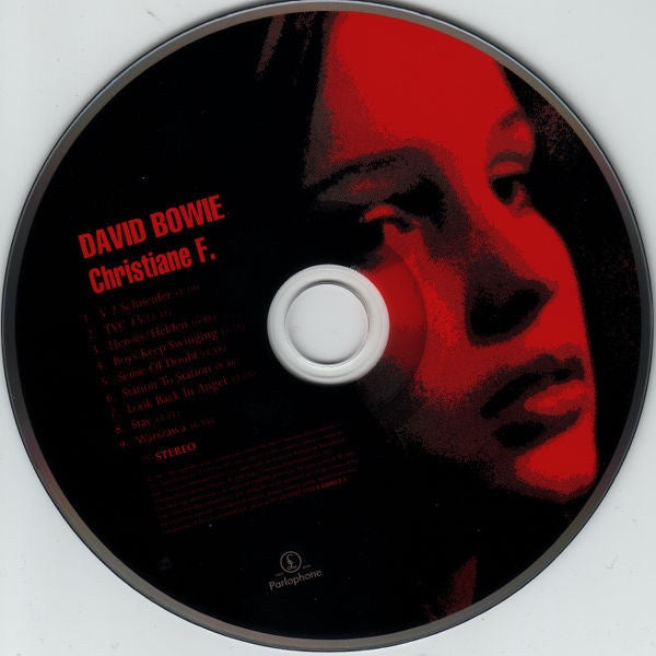 Image of Label Cover of CD - VG+/VG+ - DAVID BOWIE, Christiane F. Wir Kinder Vom Bahnhof Zoo (Parlophone; 7243 5 33093 2 9, Europe , Jewel Case), ,  - 2616008C