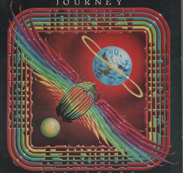 Image of Front Cover of LP - VG/VG+ - JOURNEY, Departure (CBS; S CBS 84101, UK 1980, Insert, UK original with custom labels), Gold promo stamp on rear.,  - 2626016E