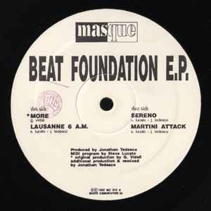 Image of Front Cover of 12" - VG+/VG - BEAT FOUNDATION, Beat Foundation E.P. (Masque; MC 010, Italy 1992), ,  - 2646074S