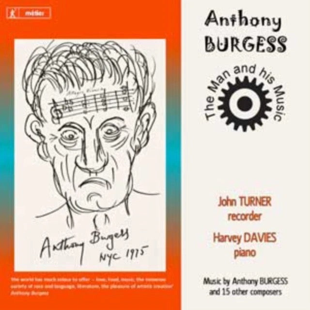 Image of Front Cover of 2xCD - VG+/VG+ - JOHN TURNER, HARVEY DAVIES, Anthony Burgess - The Man and His Music (Metier; msv 77202, UK 2013, Jewel Case), ,  - 2536004E