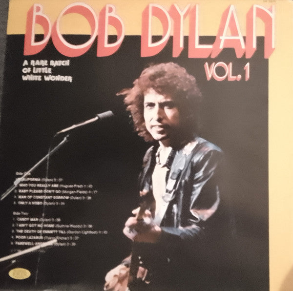 Image of Back Cover of LP - VG/VG+ - BOB DYLAN, A Rare Batch Of Little White Wonder Vol. 1 (Joker; SM 3605, Italy 1981, Unofficial), ,  - 2626018E
