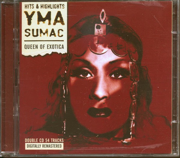 Image of Front Cover of 2xCD - VG+/VG+ - YMA SUMAC, Queen Of Exotica (Blue Orchid; BLUE102CD, UK 2005, Double CD Case), ,  - 2616011C