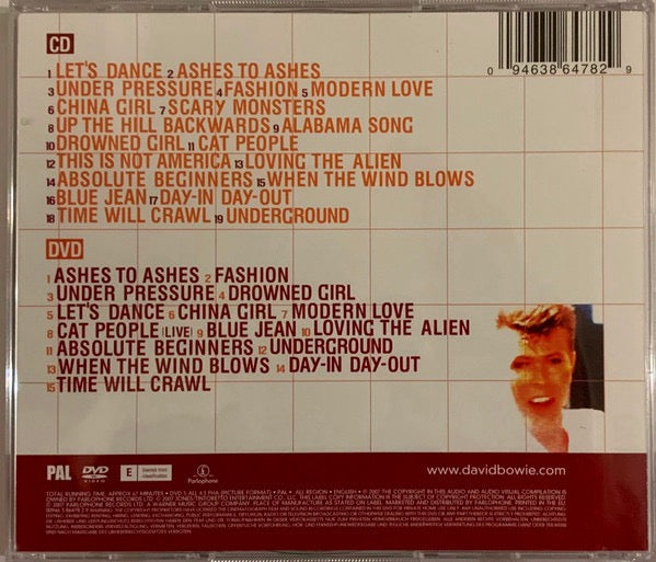 Image of Back Cover of 2xCD - VG+/VG - DAVID BOWIE, The Best Of David Bowie 1980 / 1987 (Parlophone; 00946 3 86478 2 9, Europe 2010 Reissue, Double CD Case), ,  - 3016414C