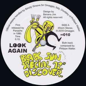 Image of Front Cover of 12" - /VG+ - BLACK SUN, Special 12" Disco Version (Omaggio;  010, Italy 2019), ,  - 2646077S