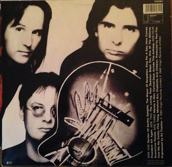 Image of Back Cover of 2xLP - VG+/G+ - XTC, Oranges & Lemons (Virgin; 303 477, Europe 1989, 2 Inners), ,  - 2616051C