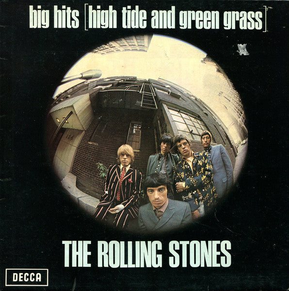 Image of Front Cover of LP - VG/VG+ - THE ROLLING STONES, Big Hits (High Tide And Green Grass) (Decca Green Boxed; TXS 101, UK & Europe 1970s Reissue, Laminated Outside Gatefold Sleeve, NO Insert), edge creases,  - 2646014S