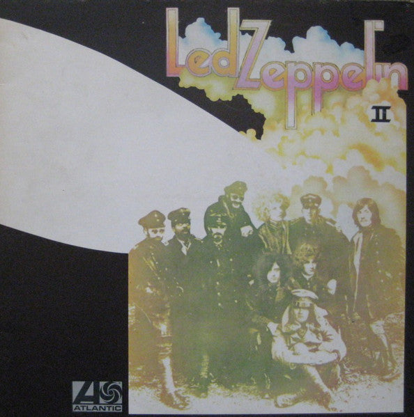 Image of Front Cover of LP - VG/VG - LED ZEPPELIN, Led Zeppelin II (Atlantic Orange & Green; K 40037, UK 1980s Reissue, Gatefold), ,  - 2626027E
