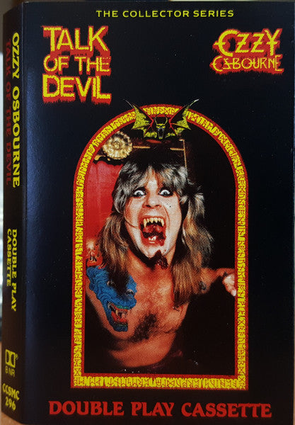 Image of Front Cover of Cassette - VG+/VG+ - OZZY OSBOURNE, Talk Of The Devil (Castle Communications; CCSMC 296, UK 1991), ,  - 2636043E