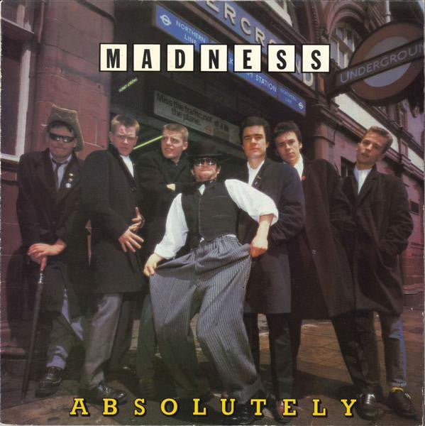 Image of Front Cover of LP - VG/VG+ - MADNESS, Absolutely (Stiff Records; SEEZ 29, Scandinavia 1980, Inner), Edge Wear,  - 2646018S