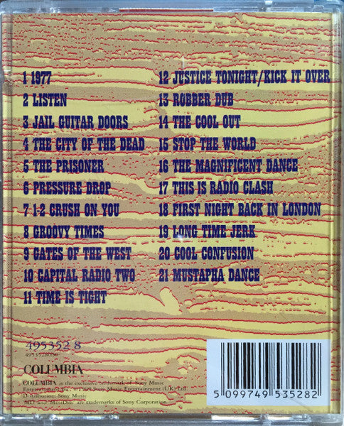 Image of Back Cover of Minidisc - VG/VG+ - THE CLASH, Super Black Market Clash (Columbia; 495352 8, UK & France 1999), ,  - 2536014E