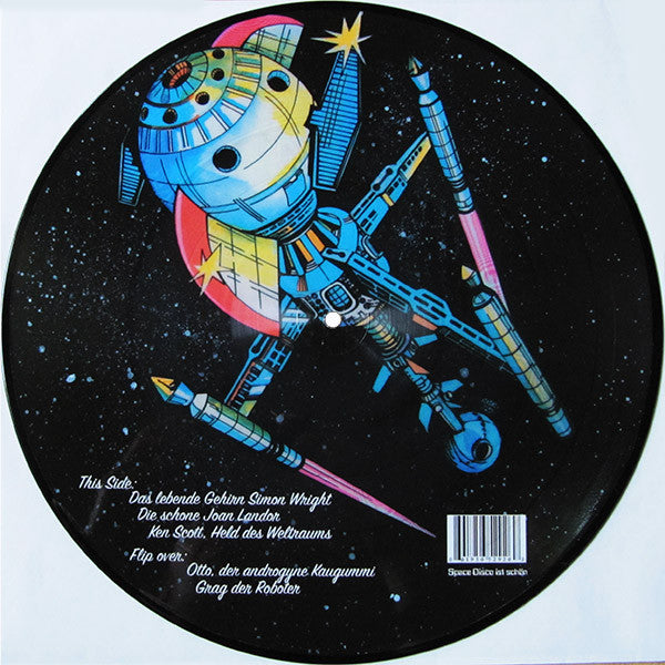 Image of Back Cover of 12" - /VG+ - CHRISTIAN BRUHN, Capitan Futuro (SpaceDisco Craftworx Inc.; SD 1, Germany 2005), ,  - 2646106S