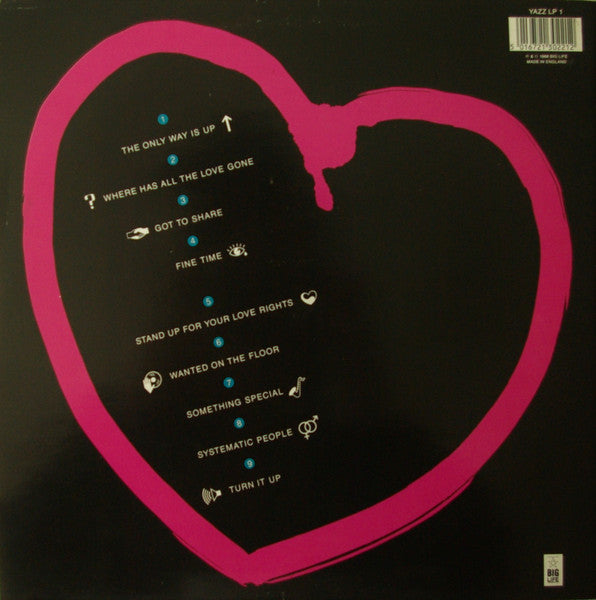 Image of Back Cover of LP - VG+/VG+ - YAZZ, Wanted (Big Life; YAZZ LP 1, UK 1988, Inner, Spartan Pressing), Minor edge wear, hype stickered sleeve.,  - 2616076C