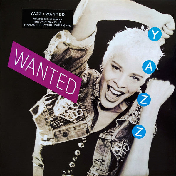 Image of Front Cover of LP - VG+/VG+ - YAZZ, Wanted (Big Life; YAZZ LP 1, UK 1988, Inner, Spartan Pressing), Minor edge wear, hype stickered sleeve.,  - 2616076C