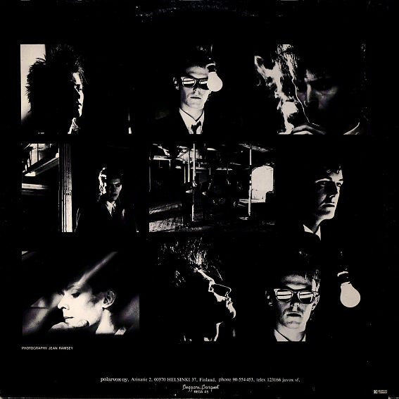 Image of Back Cover of LP - VG/VG - BAUHAUS, Burning From The Inside (Beggars Banquet; BEGA 45, Finland 1983, Inner), Ring wear, edges a bit creased.,  - 2616077C