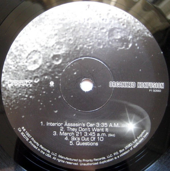 Image of Label Cover of 2xLP - G+/G+ - ORGANIZED KONFUSION, The Equinox (Priority; P1 50560, US 1997, Glossy Sleeve), Marks and scuffs on record, plays above grade. Sleeve shrink-wrapped with bent / creased corners and edge wear,  - 3416463C