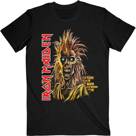 Image of Front Cover of Accessories - NEW/NEW - IRON MAIDEN, First Album T-Shirt L (, US ), ,  - 2656041S