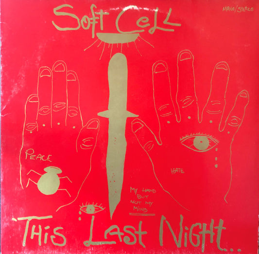 Image of Front Cover of LP - VG/G+ - SOFT CELL, This Last Night In Sodom (Vertigo Spaceship Labels, Made In Holland On Labels ; 818 436-1, Netherlands 1984, Inner), Light Marks only.,  - 2616104C