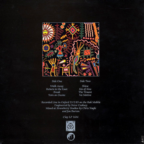 Image of Back Cover of LP - VG/VG - PLAY DEAD, Into The Fire ~ Live ~ (Clay Records; CLAY LP 16M, UK 1985), Strong VG,  - 2616153C