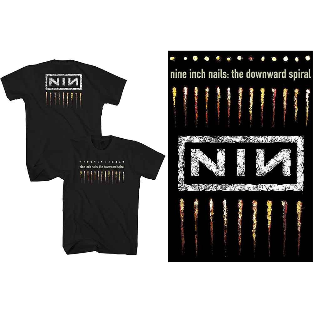 Image of Front Cover of Accessories - NEW/NEW - NINE INCH NAILS, The Downward Spiral M (, UK ), ,  - 2656051S
