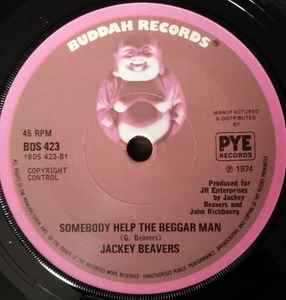 Image of Back Cover of 7" - VG/G+ - JACKEY BEAVERS, Mr. Bump Man (Give Me A Hand) Part II (Buddah Records; BDS 423, UK 1975, Company Sleeve), Marks on disc. Plays well. Wear to company sleeve with ringwear.,  - 2626085E
