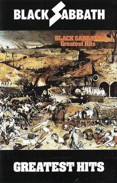 Image of Front Cover of Cassette - VG+/VG+ - BLACK SABBATH, Greatest Hits (NEMS; NELMC 6009, UK 1986 Reissue), ,  - 2636088E