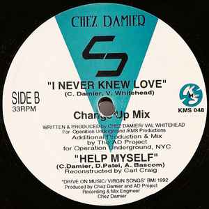 Image of Back Cover of 12" - /VG+ - CHEZ DAMIER, I Never Knew Love (KMS; KMS 048, US 1992), silver pen on label - minor,  - 2646132S