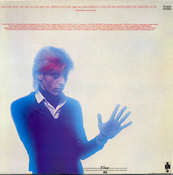 Image of Back Cover of LP - VG/VG - JAPAN, Quiet Life (Fame Red (UNAUTHORISED COPYING...) Rim Text; FA 3037, UK 1982 Reissue, Single Sleeve), ,  - 2616160C