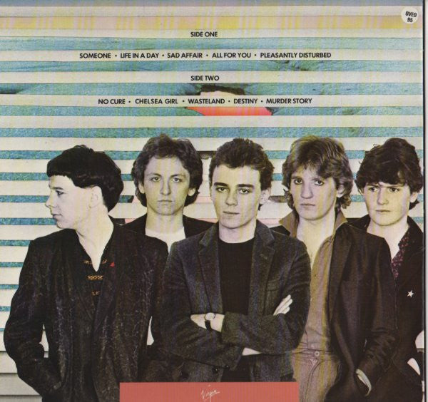 Image of Back Cover of LP - VG/VG - SIMPLE MINDS, Life In A Day (Virgin Green/Red; OVED 95, UK 1982 Reissue, "VM 6" Printed On Rear & Spine (No OVED Sticker)), ,  - 2616162C