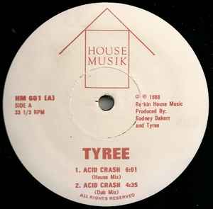 Image of Front Cover of 12" - /VG - TYREE / TRILOGY, Acid Crash / Red Hot (House Musik; HM 601, US 1988), ,  - 2646125S