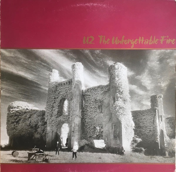 Image of Front Cover of LP - VG+/G+ - U2, The Unforgettable Fire (Island Records; U25, Scandinavia 1984, Inner), ,  - 2616175C