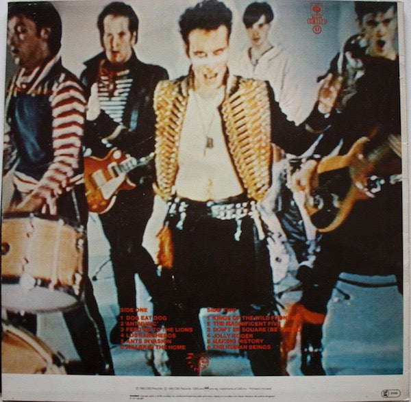 Image of Back Cover of LP - VG+/VG - ADAM AND THE ANTS, Kings Of The Wild Frontier (CBS; CBS 84549, Europe 1980, Booklet), Sleeve has one light corner crease.,  - 2616180C