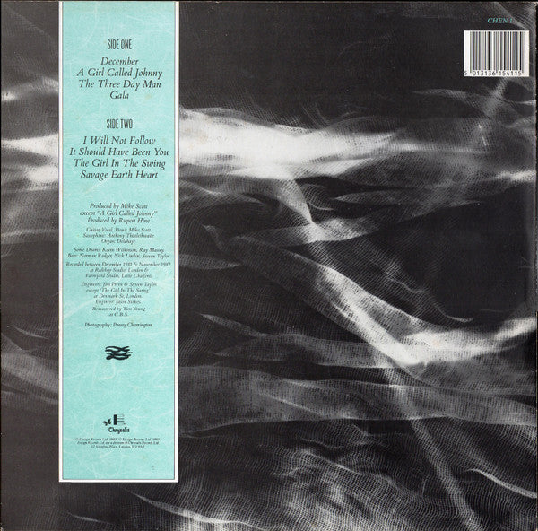 Image of Back Cover of LP - VG/VG+ - THE WATERBOYS, The Waterboys (Chicken Jazz; CHEN 1, UK 1986 Reissue, CBS/Aston Clinton Pressing), ,  - 2616263C