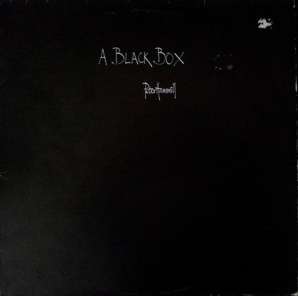 Image of Front Cover of LP - VG/VG+ - PETER HAMMILL, A Black Box (Mercury; 6302 067, Italy 1980, Inner, Van Der Graaf Generator), ,  - 2616187C