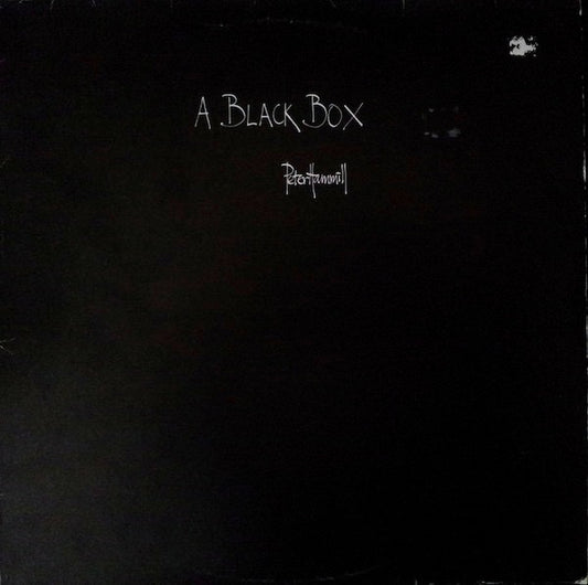 Image of Front Cover of LP - VG/VG+ - PETER HAMMILL, A Black Box (Mercury; 6302 067, Italy 1980, Inner, Van Der Graaf Generator), ,  - 2616187C