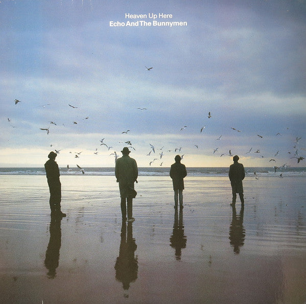 Image of Front Cover of LP - VG/VG - ECHO AND THE BUNNYMEN, Heaven Up Here (Korova Black Labels GEMA Rights Box; KOW 58 320, Germany 1980s Reissue, Non-Barcoded Sleeve, Inner), Light edge wear, light marks.,  - 2616295C