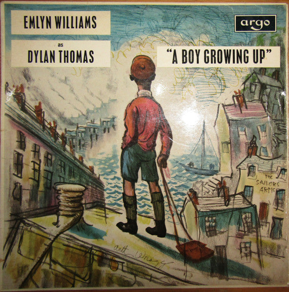 Image of Front Cover of LP - VG/VG+ - EMLYN WILLIAMS, A Boy Growing Up (Record One) (Argo Record Company Limited; RG 546, UK 1968, Laminated Front Sleeve, Company Inner, Dylan Thomas), ,  - 2616297C