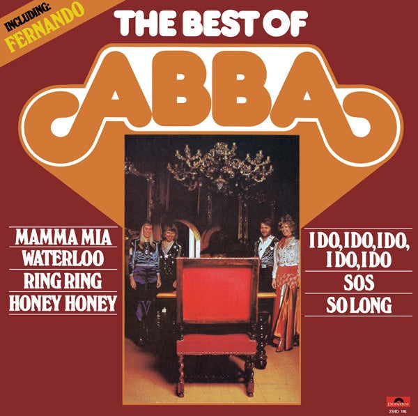 Image of Front Cover of LP - VG/VG+ - ABBA, The Best Of ABBA (Polydor; 2340 116, Netherlands 1976 Reissue), ,  - 2616333C