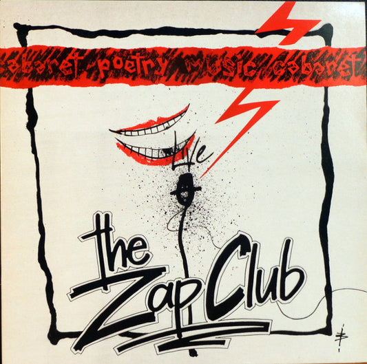 Image of Front Cover of LP - VG/VG+ - VARIOUS, Live At The Zap Club (Cabaret Poetry Music) (Zap Records; ZAP 001 LP, UK 1985, Insert, Features Robin "Pop Muzik" Scott), ,  - 2616303C