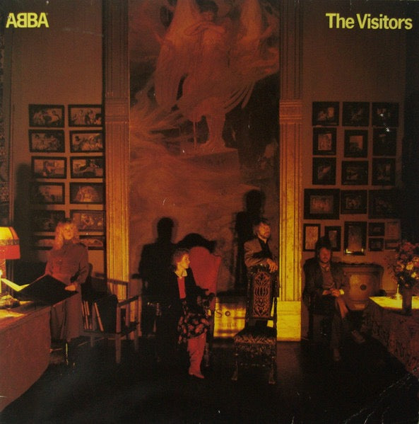 Image of Front Cover of LP - VG/VG+ - ABBA, The Visitors (Epic; EPC 10032, UK 1981, Inner, CUTTING ROOM SWEDEN), A5/B3. Sleeve has some fading on spine & front.,  - 2616336C
