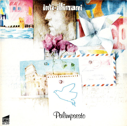 Image of Front Cover of LP - VG/VG - INTI-ILLIMANI, Palimpsesto (pl ne; 88 299, Germany 1982, Inner), Sleeve lightly stained / discoloured in places, creased too, with writing on reverse,  - 2616345C