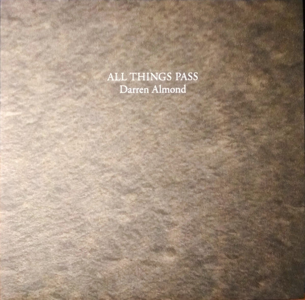 Image of Front Cover of LP - VG+/VG+ - DARREN ALMOND, All Things Pass (Shelter Press; SP082, France 2017, Gatefold, Inner & Booklet, Clear Vinyl), ,  - 2616346C