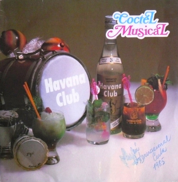 Image of Front Cover of LP - VG/VG - VARIOUS, Coctel Musical (Areito; LD 4210, Cuba ), Sleeve has some wear and staining, creasing too,  - 2616347C