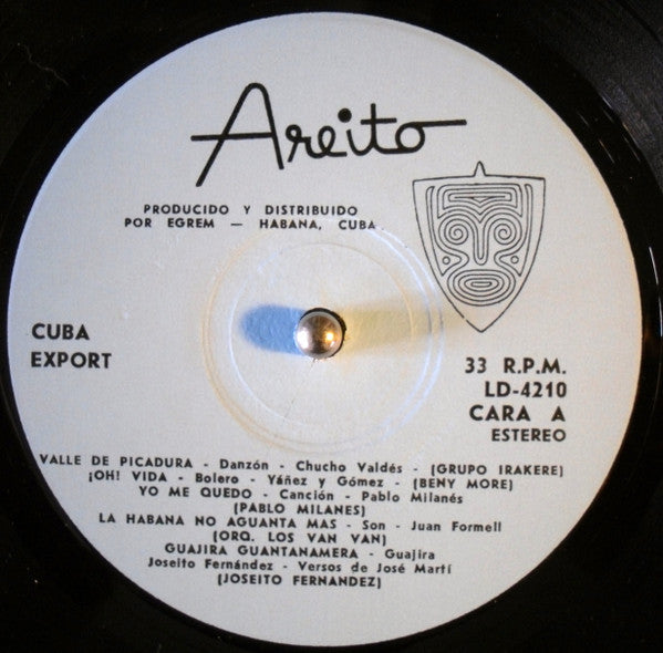 Image of Label Cover of LP - VG/VG - VARIOUS, Coctel Musical (Areito; LD 4210, Cuba ), Sleeve has some wear and staining, creasing too,  - 2616347C