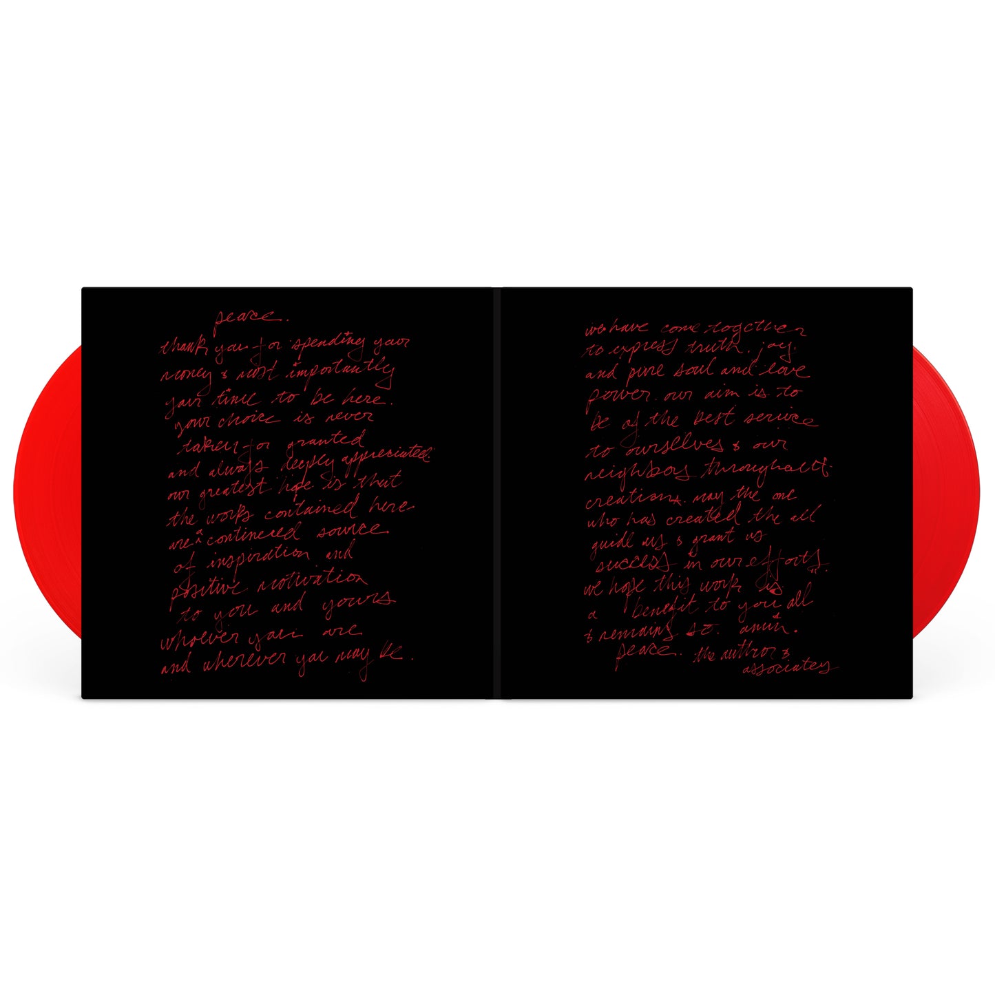 Image of Back Cover of 2xLP - NEW/NEW - MOS DEF, The Ecstatic (Rhymesayers; RSE395LP-C1, UK , Gatefold, Ruby Red Translucent Colour Vinyl), , Originally released in June 2009, The Ecstatic stands as a defining artistic statement from Mos Def (now known as yasiin bey) — a richly textured return to form that reaffirmed his status as one of hip-hop’s most adventurous and intellectually engaged voices. Arriving a decade after his celebrated debut Black on Both Sides, the album was widely regarded as his stronge