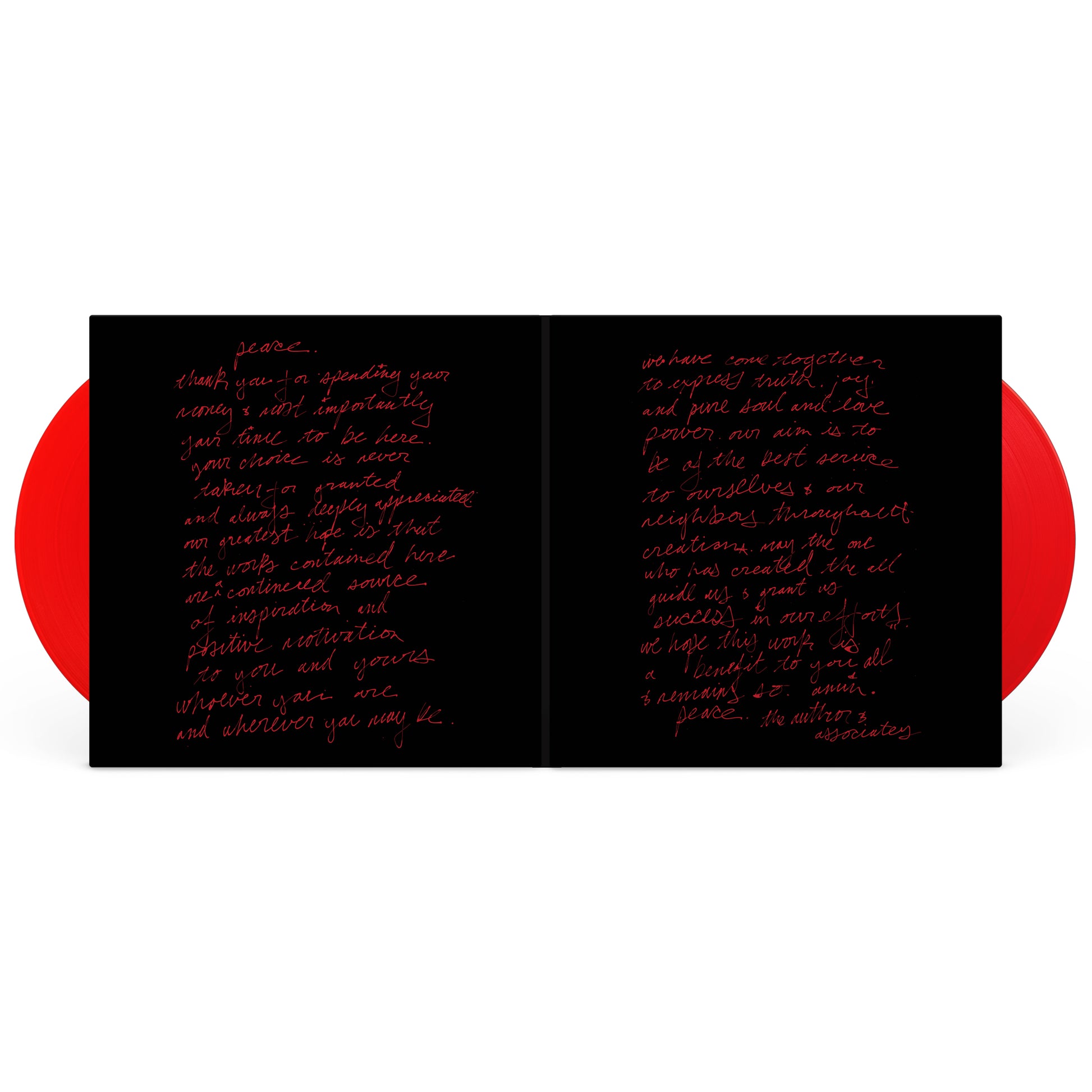 Image of Back Cover of 2xLP - NEW/NEW - MOS DEF, The Ecstatic (Rhymesayers; RSE395LP-C1, UK , Gatefold, Ruby Red Translucent Colour Vinyl), , Originally released in June 2009, The Ecstatic stands as a defining artistic statement from Mos Def (now known as yasiin bey) — a richly textured return to form that reaffirmed his status as one of hip-hop’s most adventurous and intellectually engaged voices. Arriving a decade after his celebrated debut Black on Both Sides, the album was widely regarded as his stronge