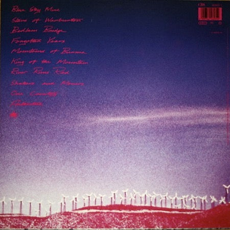 Image of Back Cover of LP - VG/VG - MIDNIGHT OIL, Blue Sky Mining (CBS; 465653 1, Europe 1990, Inner), ,  - 2616274C