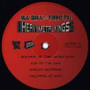 Image of Label Cover of LP - VG+/VG+ - ILL BILL & VINNIE PAZ, Heavy Metal Kings (Enemy Soil; ES-LP-1101, US 2011), ,  - 2646192S