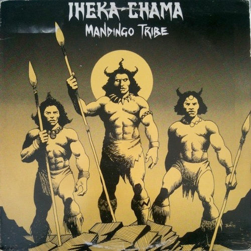 Image of Front Cover of LP - VG/G+ - IHEKA-CHAMA, Mandingo Tribe (Clappers Records; CLPS 1987, US 1984, No Insert), Lots of superficial marks and scuffs, plays fine above grade. Light wear on sleeve.,  - 2616372C