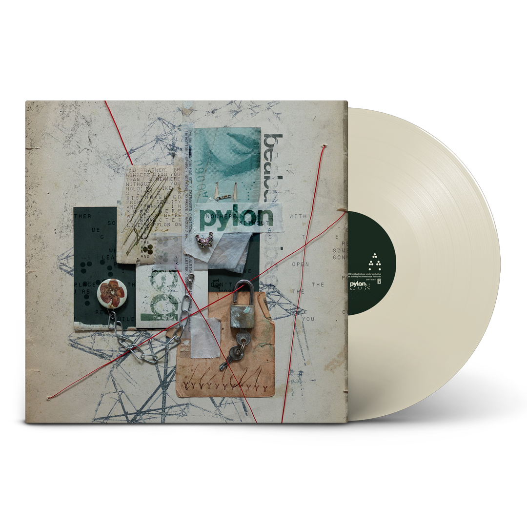 Image of Back Cover of LP - NEW/NEW - BEABADOOBEE, Pylon (Dirty Hit; 5060257966189, Europe 2026, Poster, Oyster Coloured Vinyl), , beabadoobee returns with her 4th studio album 'Pylon’.Written on the road whilst supporting the acclaimed and chart topping ‘This Is How Tomorrow Moves’ and crafted with collaborators including Hayley Williams, Turnstile’s Brendan Yates, Chino Moreno of Deftones and Pinegrove’s Evan Stephens Hall, ‘Pylon’ touches on classic grunge, midwest emo and ‘90s radio rock, zeroing in on
