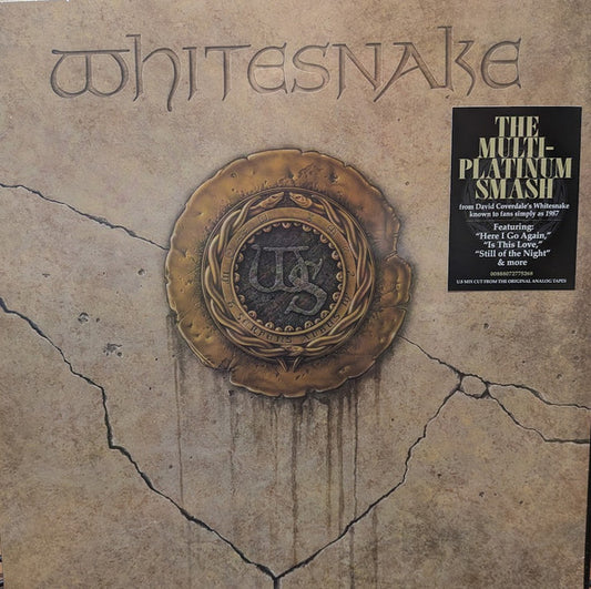 Image of Front Cover of LP - NEW/NEW - WHITESNAKE, 1987 (Craft Recordings; 00888072775268, Europe 2026 Reissue, Inner, Black Vinyl), , Released in 1987, Whitesnake is the breakthrough album from Whitesnake. Featuring  Here I Go Again,   Is This Love,  and  Still of the Night,  and driven by David Coverdale and John Sykes, this edition is pressed on 180g vinyl delivering arena-ready hooks, polished power, and one of hard rock s defining releases. - 3916218C